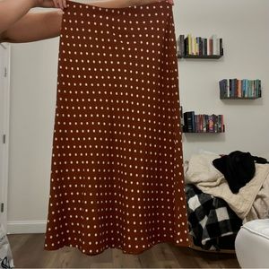 Halogen midi skirt
